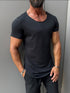 Slim fit shirt round neck - (0030)