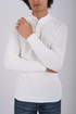 Ribbed Knit Henley Sweater -(W- 0323)