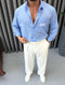 Daily Urban Uniform Striped Shirt - (0225)