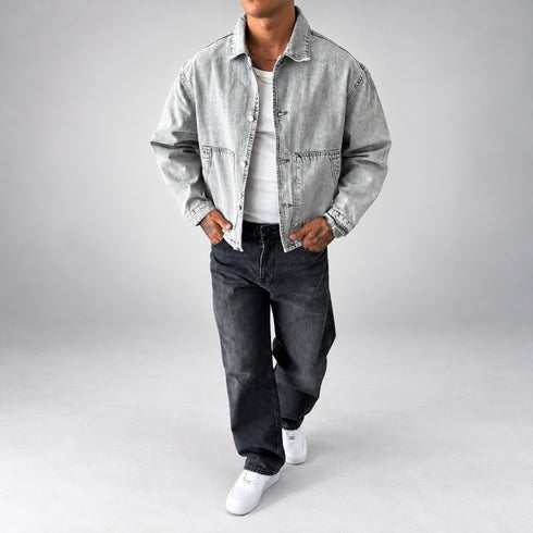 Washed Denim Jacket - (W-0318)