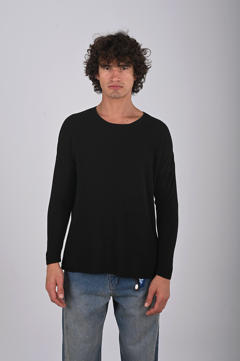 Knitwear oversized shirt (W-0062 )