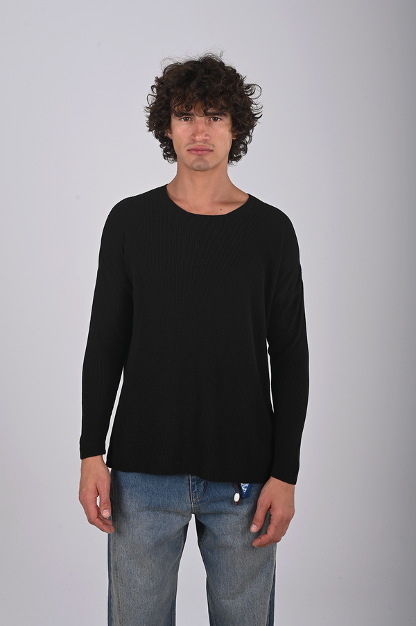 Knitwear oversized shirt (W-0062 )