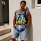 Los Anglos palm’s paradise Tank Top -(0224)