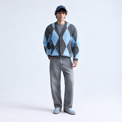 Soft Mohair-Effect Cardigan (W-0335)