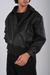 Premium Embroidered Leather Jacket - (W-0312) Black