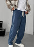 Velvet cotton pants - blue 0094