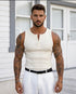 Essential Ribbed Tank Top – beige/ (0181)