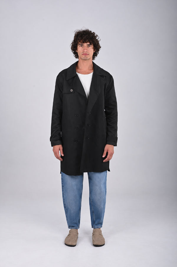 Classic Belted Trench Coat - (W-0320)