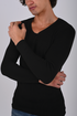 Knit Long Sleeve Top - (W-0324)