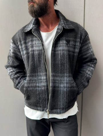 vintage cashmere jacket / black - 0054