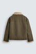 Zara Shearling-Collar Utility Jacket (ZW-0012)
