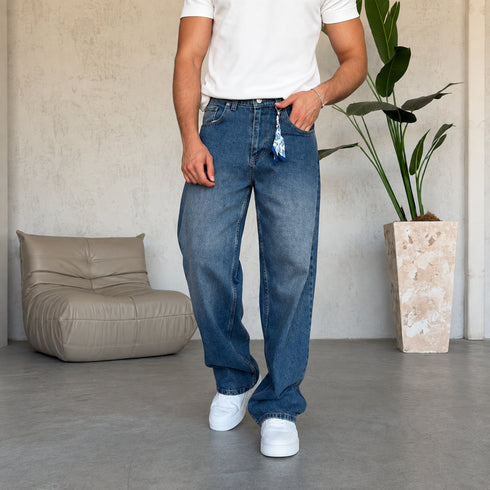 Relaxed Fit Jeans (P-0302) blue