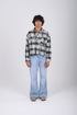 Oversized Plaid Overshirt (W-0325)