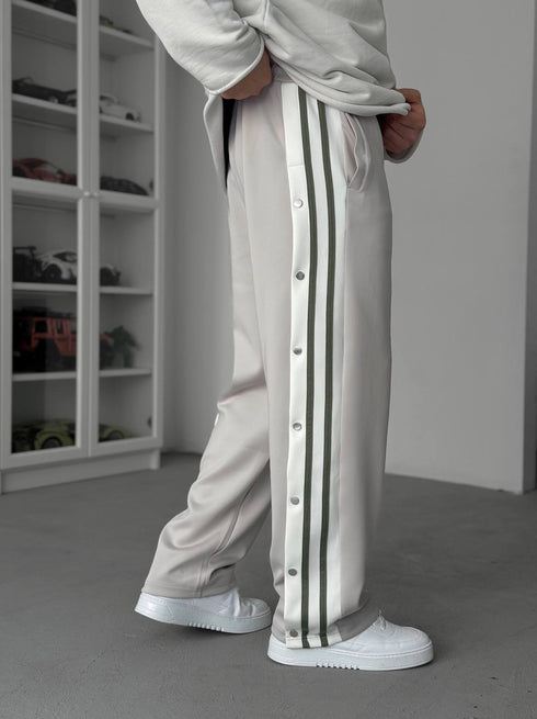 Contrast Stripe Track Pants - (0255)