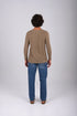 Textured V-Neck Knit Sweater - (W-0058)