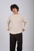 Chunky Knit Crew-Neck Sweater -(W-0326)