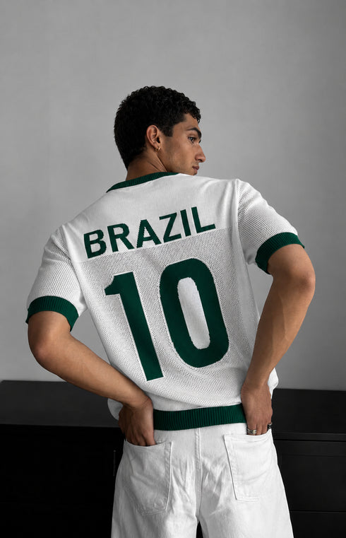 Brazil Knit Jersey - (0218) white
