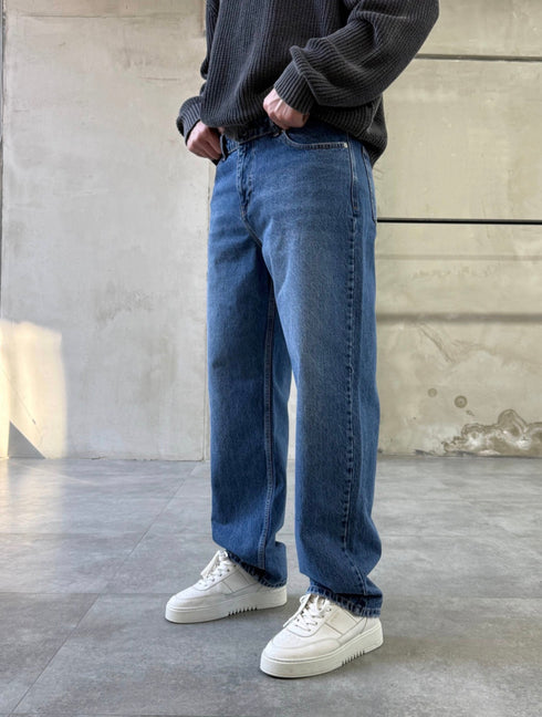Baggy Fit Wide-Leg Jeans / (0165) ART 3277 - k2