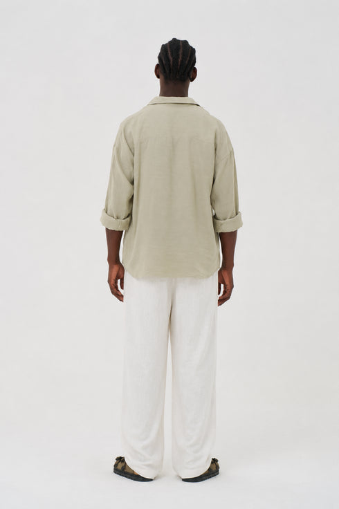 Modal Blend Relaxed Shirt - (0228)