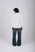 Ribbed Knit Henley Sweater -(W- 0323)