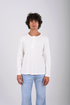 Essential Ribbed Henley Long Sleeve (W-0305)