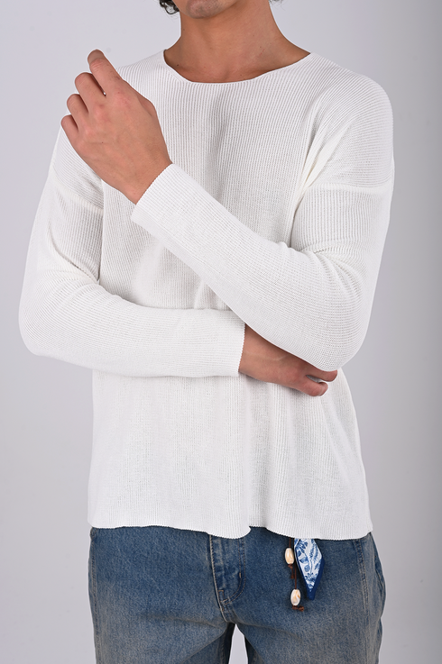 Knitwear oversized shirt (W-0062 )