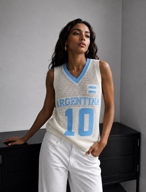 Sleeveless V-Neck / Argentina (0205)