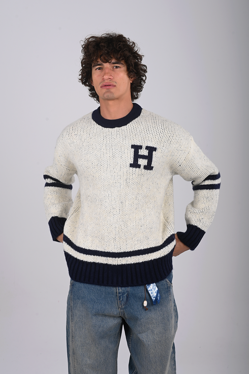 Heritage Monogram Knit Sweater (W-0330)