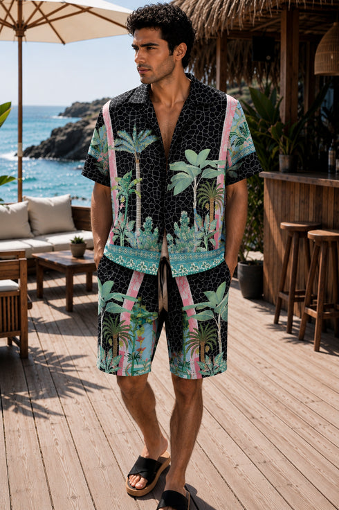Tropical Paradise Printed Set – Black Edition (0300)