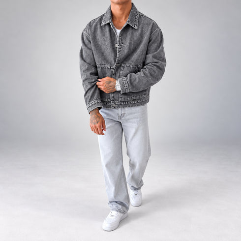 Washed Denim Jacket - (W-0318)