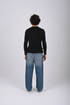 Textured Knit Crewneck Sweater- (W-0329)