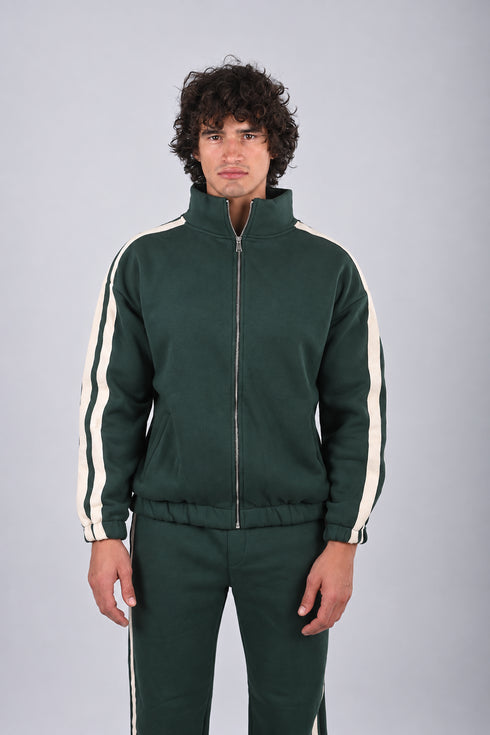 Premium Contrast Stripe Tracksuit (W-0304)