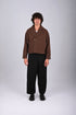 Double Breasted Crop Stamped Jacket - (W-0310)
