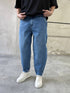 Relaxed Mom Fit Tapered Jeans