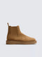 Leather Chelsea boots ( original Zara ) R 022