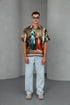 Oversized Persian Art Resort Shirt- (0278)