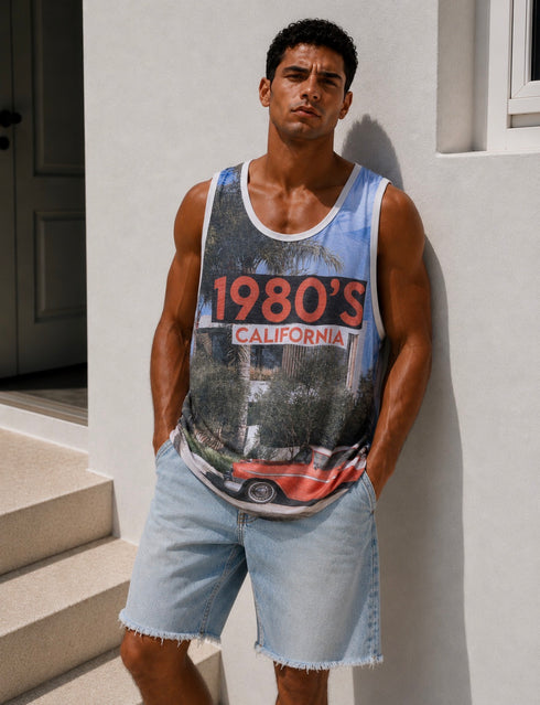 1980’s California Tank Top- (0224)