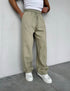 Relaxed Drawstring Gabrdine Pants / (0143)