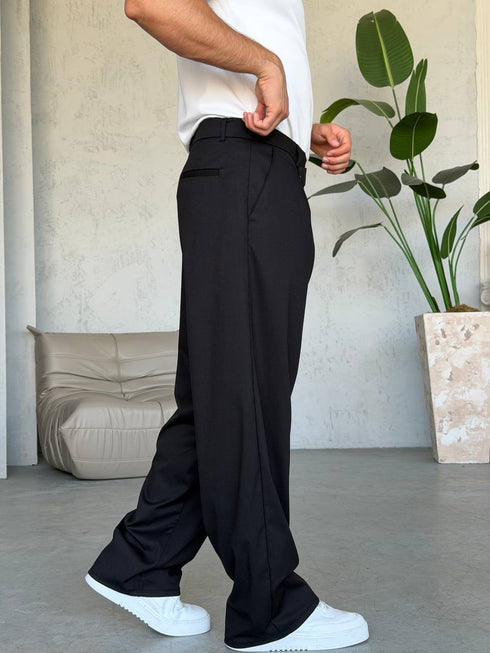 Tailored Wide-Leg Pants (P-0301)