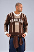 Varsity Graphic Knit Sweater (W-0336)