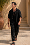 Linen Resort Set – 0117 - black