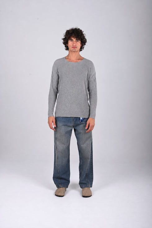 Knitwear oversized shirt (W-0062 )