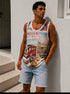 cheerful summer Tank-top - (0224)