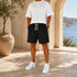 Linen Drawstring Shorts - (0263)