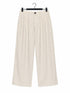 Relaxed Linen Wide-Leg Trousers - (0233)