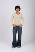 Knit Long Sleeve Top - (W-0324)
