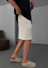 Muslin Fabric Linen Short - (002) - beige