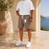 Linen Drawstring Shorts - (0263)