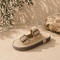 Suede Double-Buckle Sandals - (0211) / beige