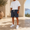 Linen Drawstring Shorts - (0263)